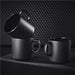 Aletina Ceramic Coffee Mug – 400ml BLACK - Mugs,Drinkware