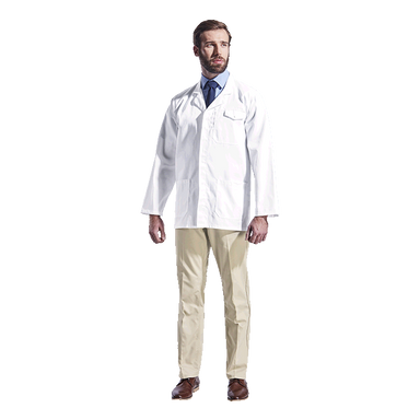 All-Purpose Long Sleeve Laboratory Coat - Protective Outerwear