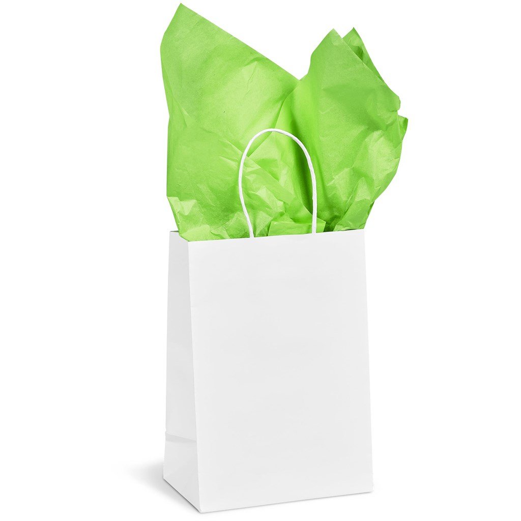 Animated Mini Gift Bag 200gsm Solid White / SW