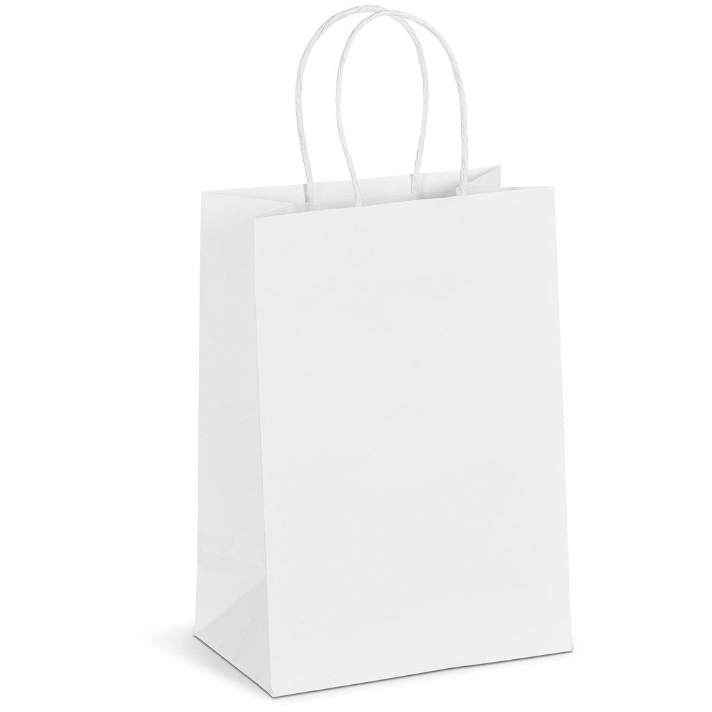 Animated Mini Gift Bag 200gsm Solid White / SW