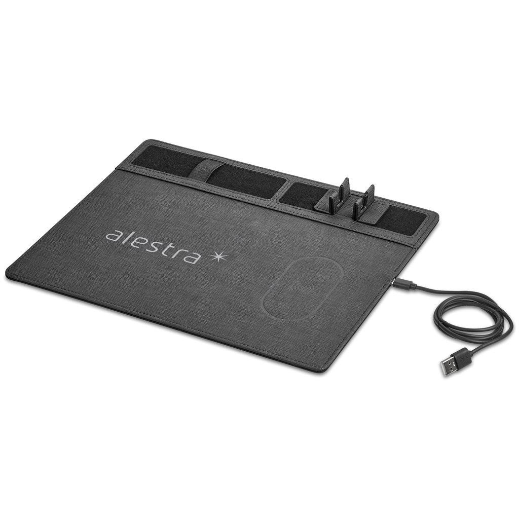 Aramis Wireless Charger Desk Organiser Black / BL