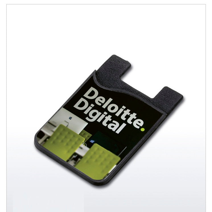 Arcadian Sublimation Phone Card Holder Black / BL - Mobile Accessories