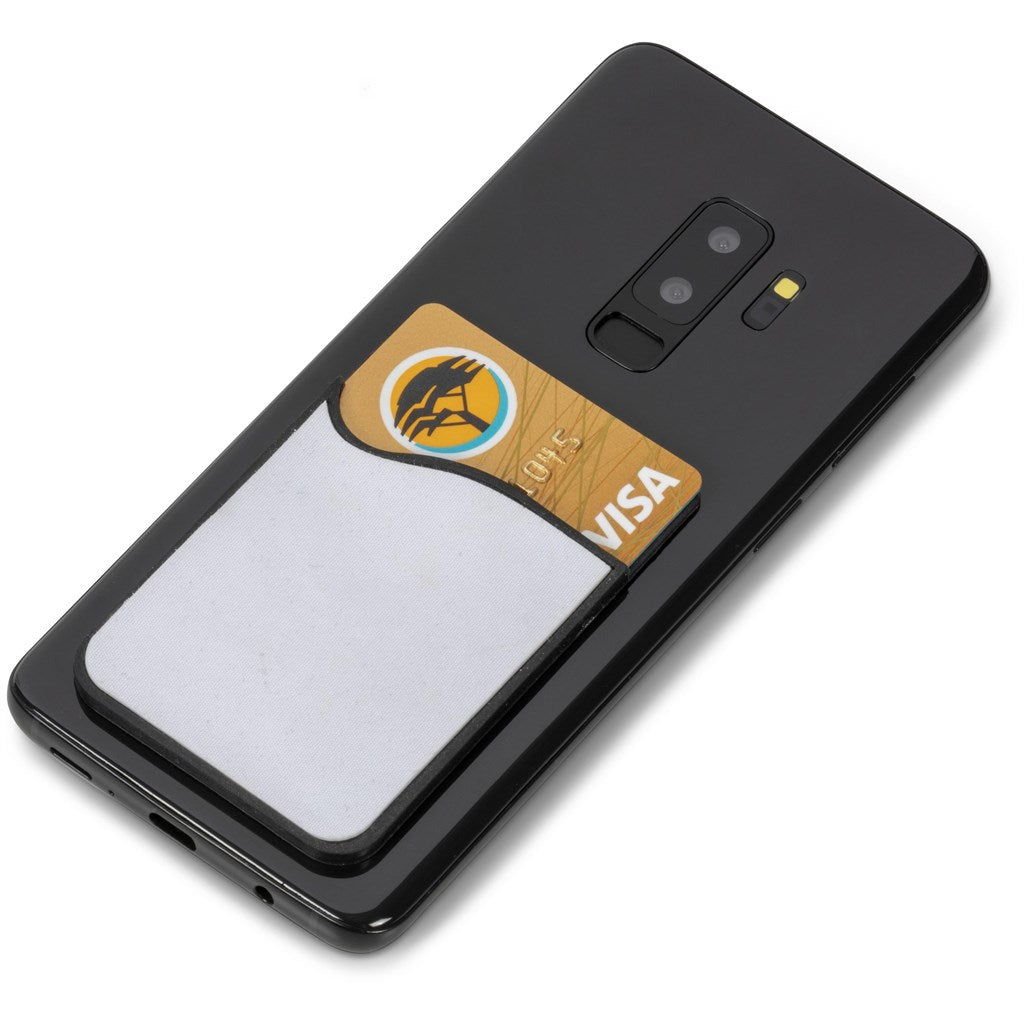 Arcadian Sublimation Phone Card Holder Black / BL - Mobile Accessories