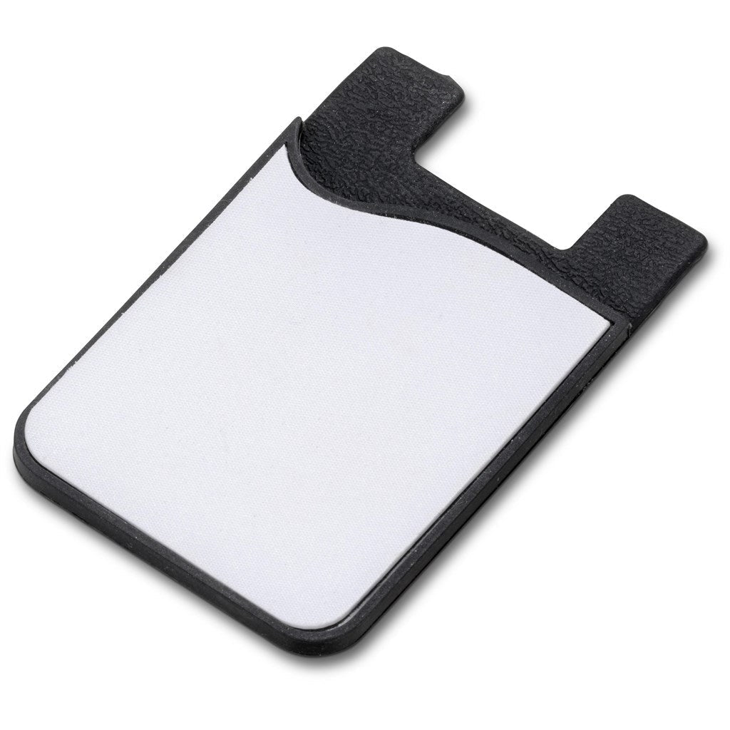 Arcadian Sublimation Phone Card Holder Black / BL - Mobile Accessories