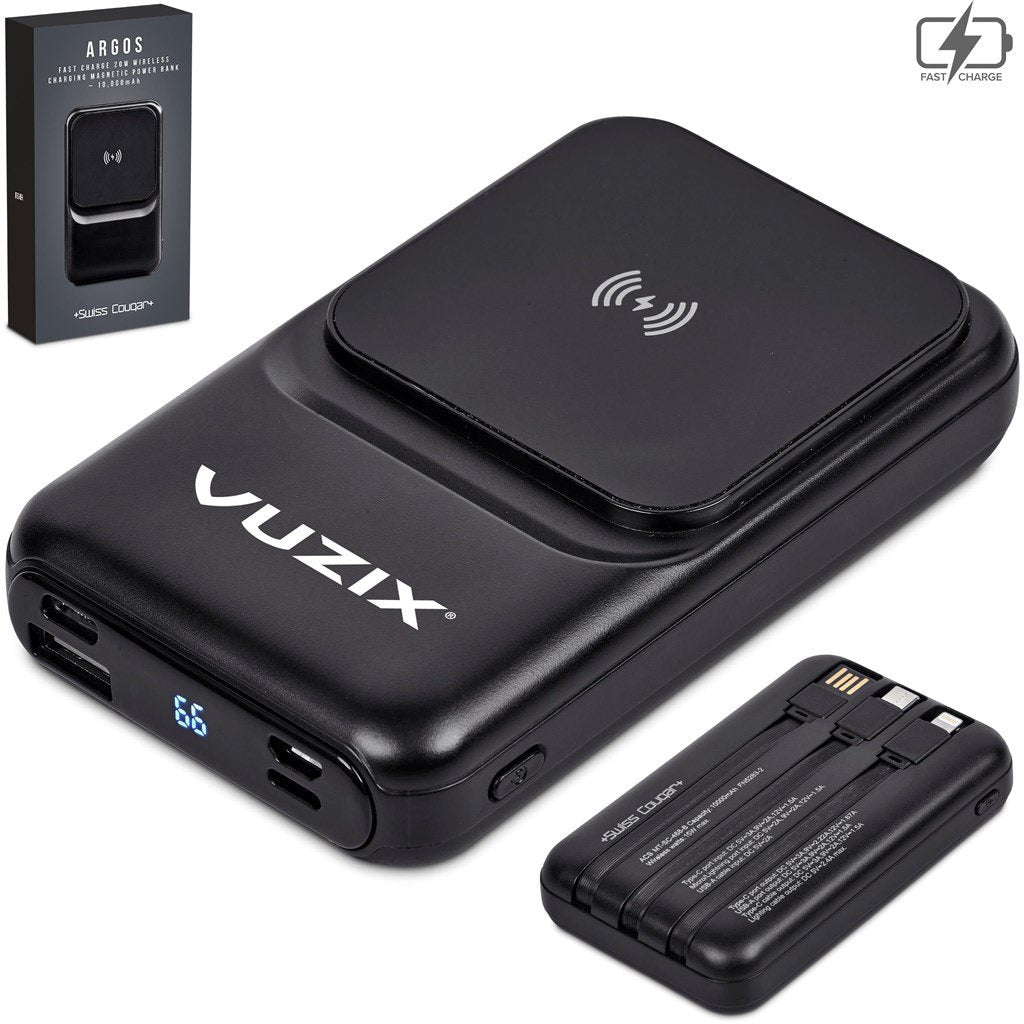 Argos Fast Charge 20W Wireless Charging Magnetic Power Bank -10,000mAh BLACK - Banks,Ideas for Loadshedding,Technology