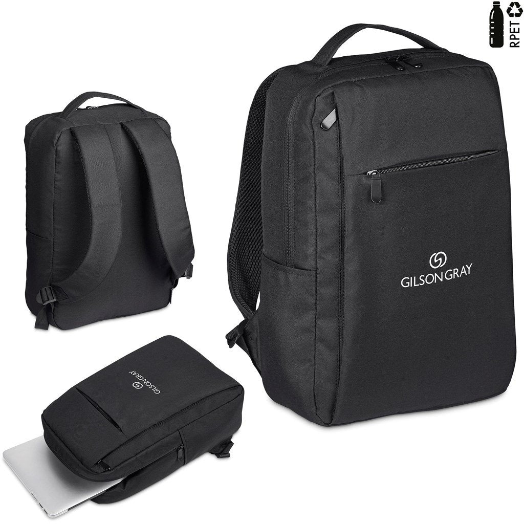 Arlington RPET Laptop Backpack Black / BL