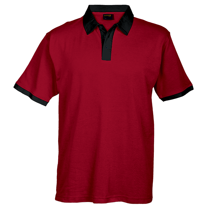 Aspen Golfer Mens Red/Black / XL / Last Buy - Golf Shirts
