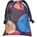 Custom Atlantic Mini Polyester Drawstring Pouch BLACK - Bags and Backpacks,Custom Backpacks