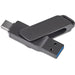 Atraxia Dual Flash Drive – 64GB / Gun Metal / GM