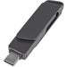 Atraxia Dual Flash Drive – 64GB / Gun Metal / GM