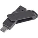 Atraxia Dual Flash Drive – 64GB / Gun Metal / GM