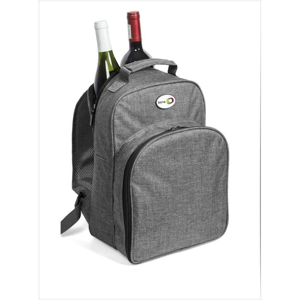 Avenue 2-Person Picnic Backpack Cooler Grey / GY - Baskets