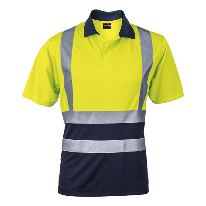 Aviator Golfer (HI-AVI) Safety Yellow/Navy / XL / Regular - High Visibility