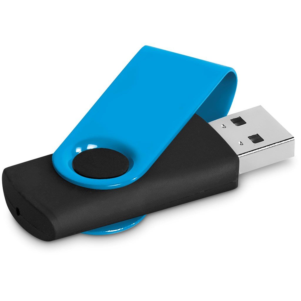 Axis Gyro Black Flash Drive - 16GB - Drives,Flash Drives