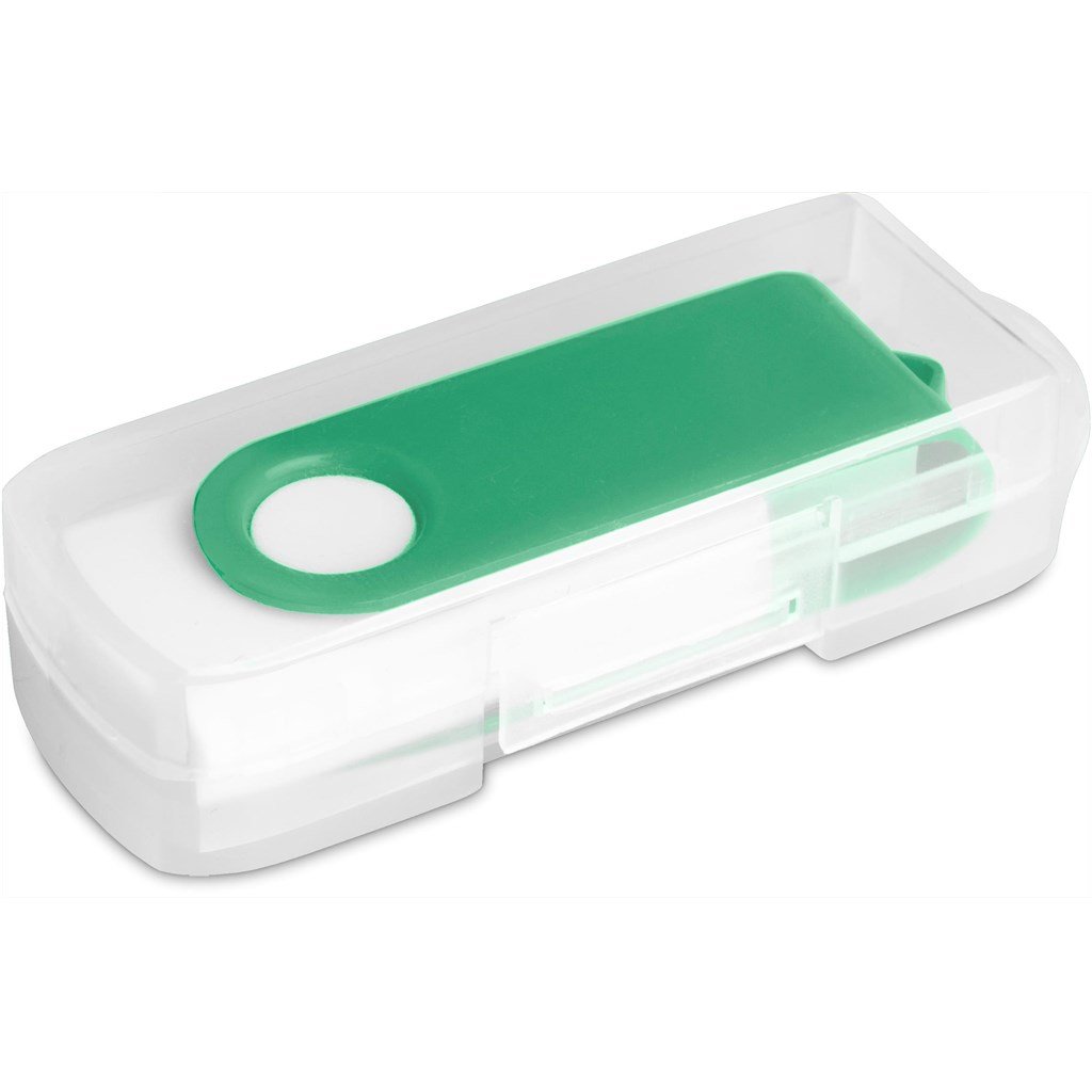 Axis Gyro White Flash Drive - 16GB - Drives,Flash Drives