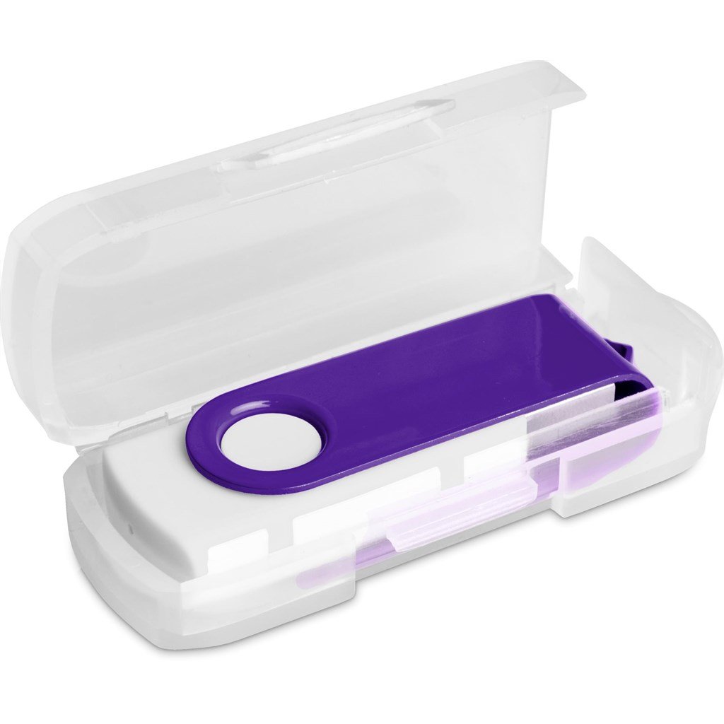 Axis Gyro White Flash Drive - 16GB - Drives,Flash Drives