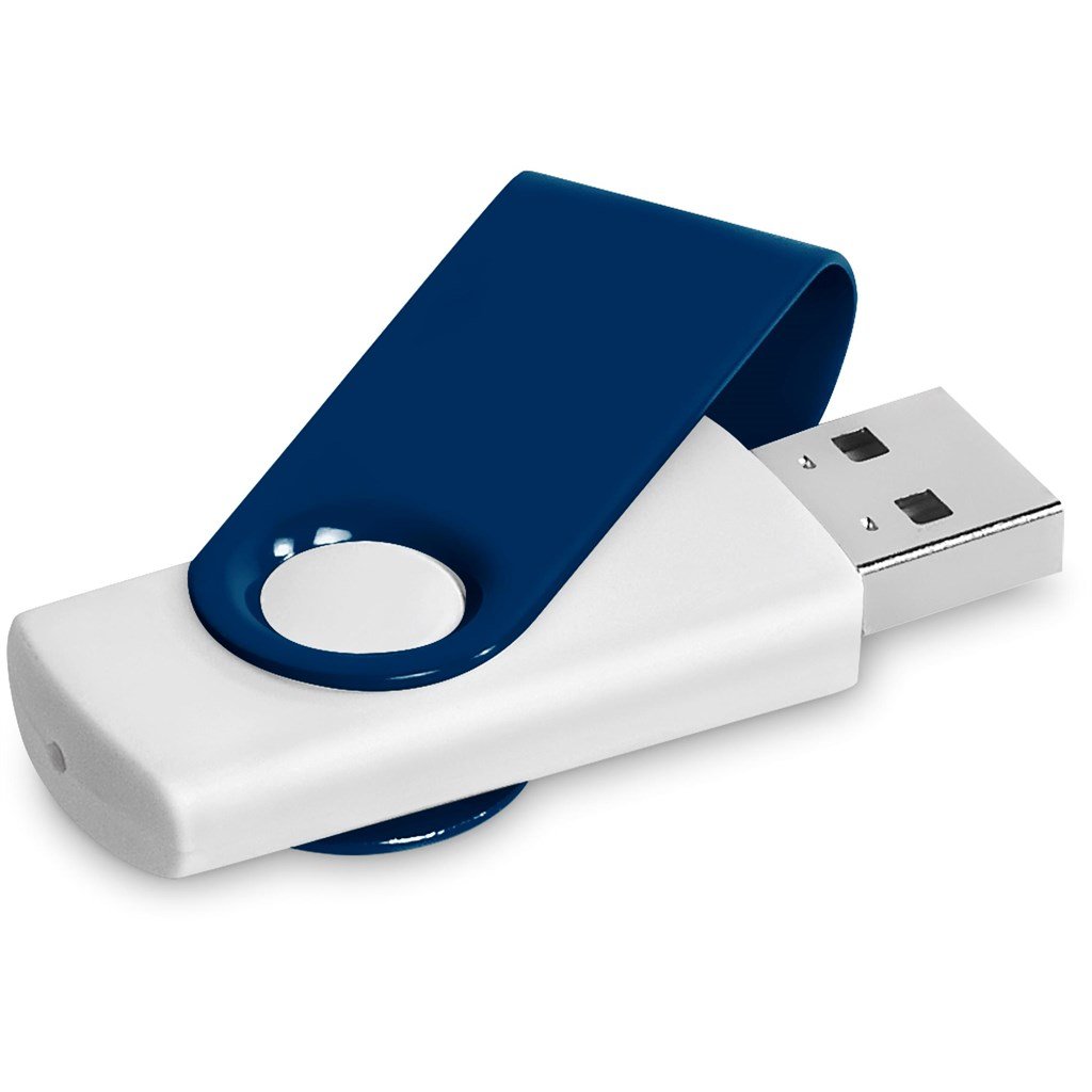 Axis Gyro White Flash Drive - 16GB - Drives,Flash Drives