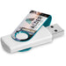 Axis Gyro White Flash Drive - 16GB / TURQUOISE - Drives,Flash Drives