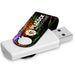 Axis Gyro White Flash Drive - 8GB / BLACK - Drives,Flash Drives
