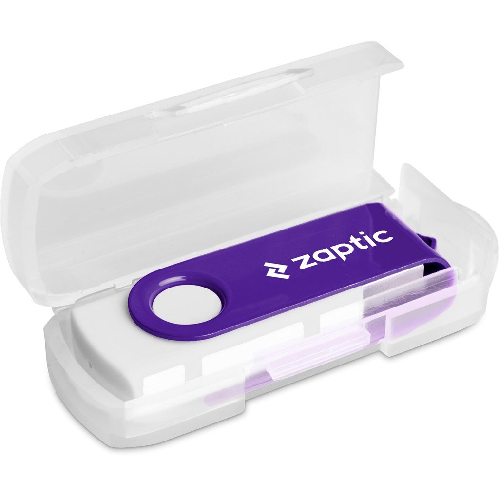 Axis Gyro White Flash Drive - 8GB - Drives,Flash Drives