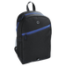 Backpack With Contrast Colour Diagonal Zip Blue / STD / Regular - Backpacks