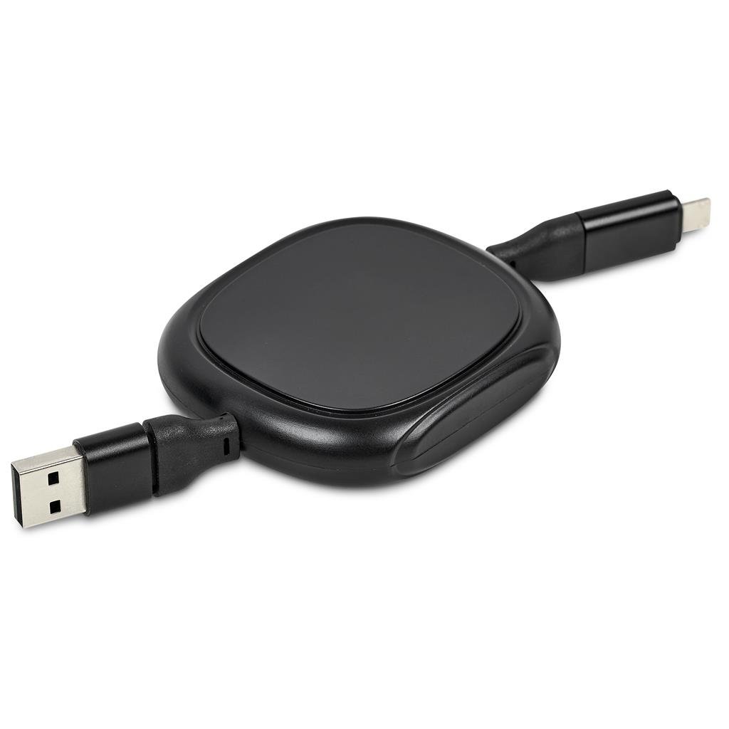 Balanko 4-in-1 Retractable Fast Charge 60W Cable BLACK - Chargers and Adaptors,Technology