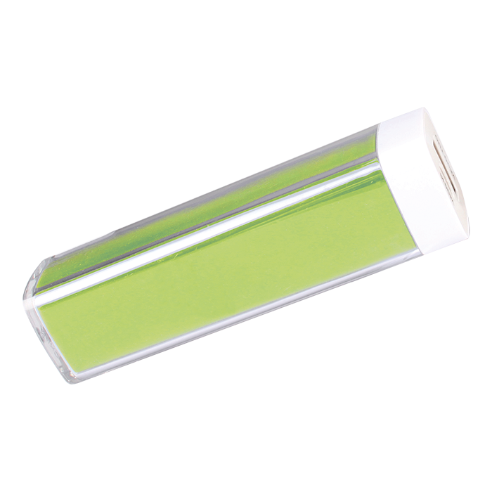 BE0062 - Plastic 2200 mAh Powerbank Lime / STD / Last Buy - Technology