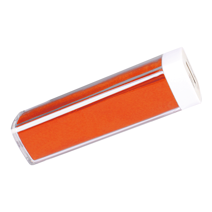 BE0062 - Plastic 2200 mAh Powerbank Orange / STD / Last Buy - Technology