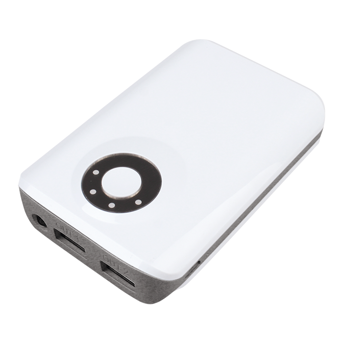 BE0067 - Stylish Powerbank - 6600 mAh White / STD / Regular - Technology