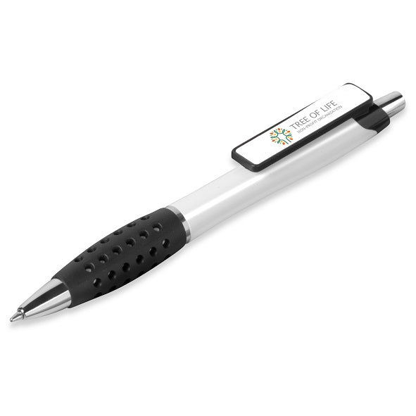 Billboard Dome Ball Pen Solid White / SW / Navy - Pens