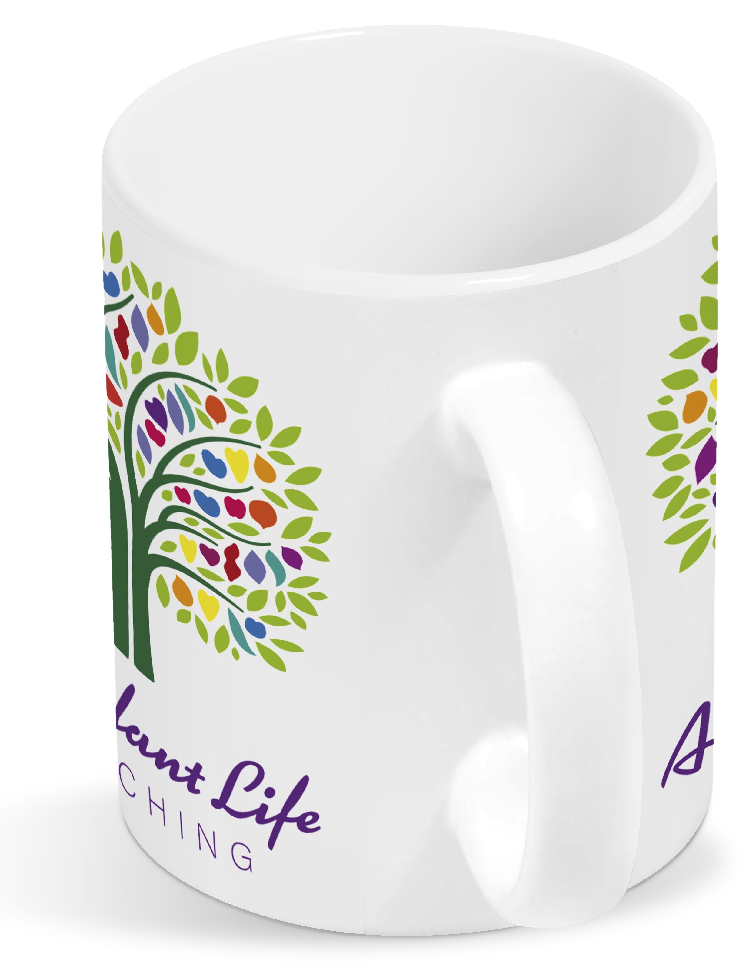 Blank Canvas Sublimation Ceramic Mug - 330ml Solid White / SW