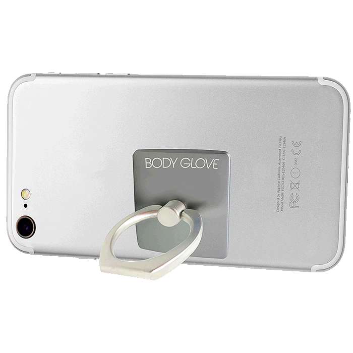 Body Glove Ring Kick Stand Silver / STD / Last Buy - Technology
