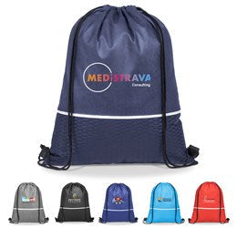 Brighton Non-Woven Drawstring Bag-