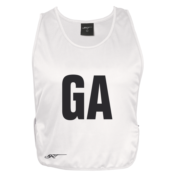 BRT Players Bib - Set of 7  White / Jnr / Last Buy -
