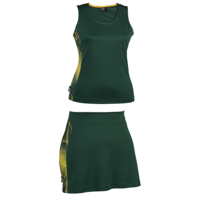 BRT Triflex Single Set Top and Skirt Bottle/Gold / XL / Last Buy - On Field Apparel