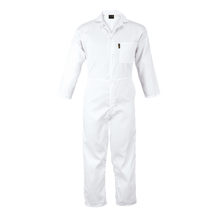 Budget Boiler Suit (BS-BC) White / 32 / Regular - Protective Outerwear