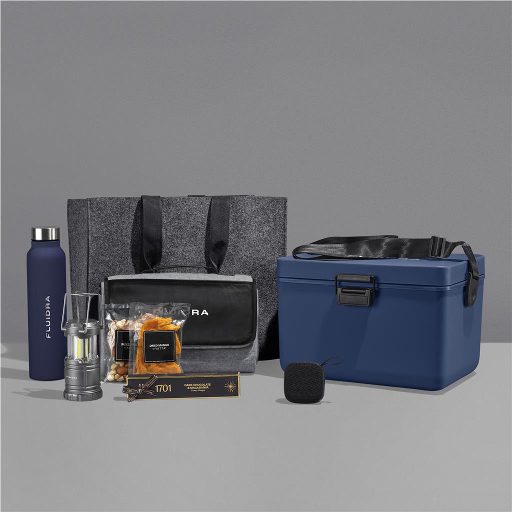 Bushveld Bounty Hamper NAVY - Premium Hampers,Outdoor Hampers