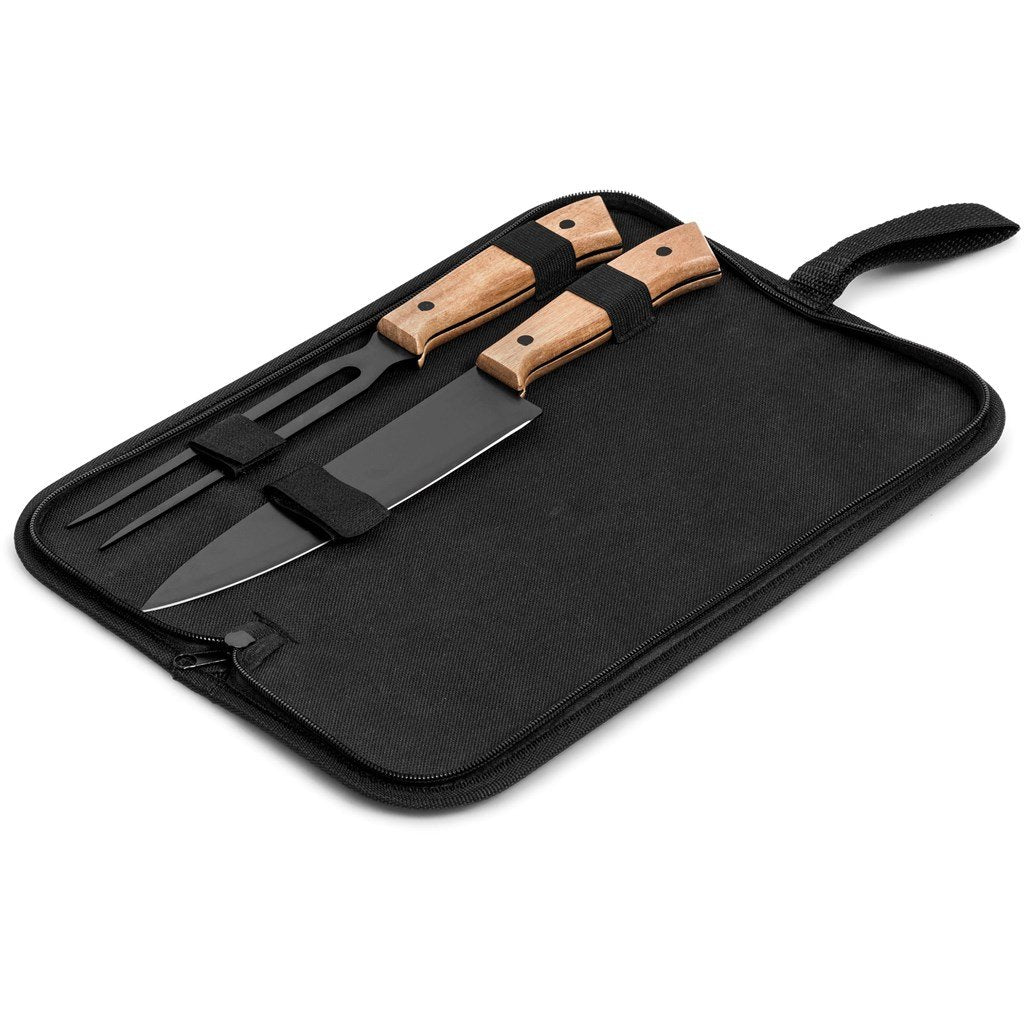 Butcher’s Block Carving Set Black / BL - Kitchen Tools & Utensils