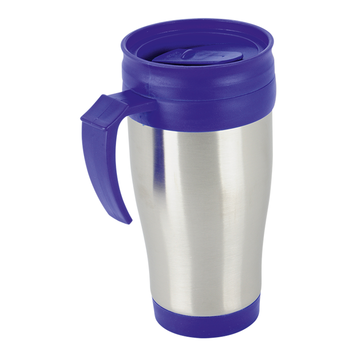 BW0038 - 450ml Travel Mug Blue / STD / Regular - Drinkware