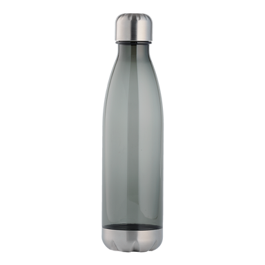 BW0076 - 1 Litre Tritan Water Bottle with Stainless Steel Bottom and Cap Smoke / STD / Regular - Drinkware