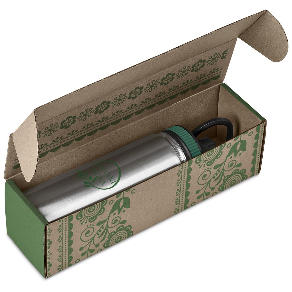 Cardozo Bottle in Bianca Custom Gift Box GREEN - Bottles Flasks And Tall Tumblers In Boxes,Custom Packaging