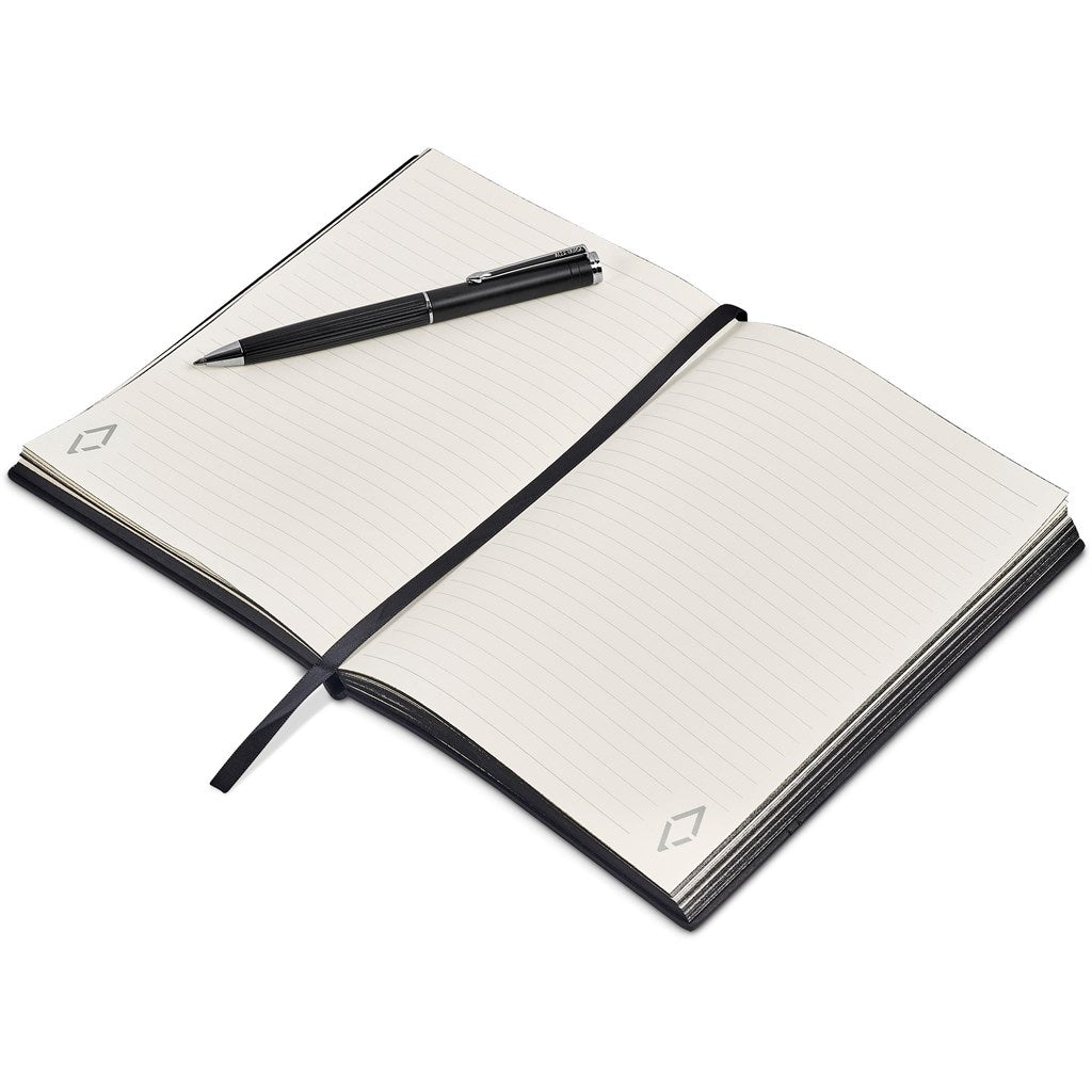 Carralis Notebook & Pen Set BLACK - Sets,Alex Varga Premium Gift Sets,Notebook Sets