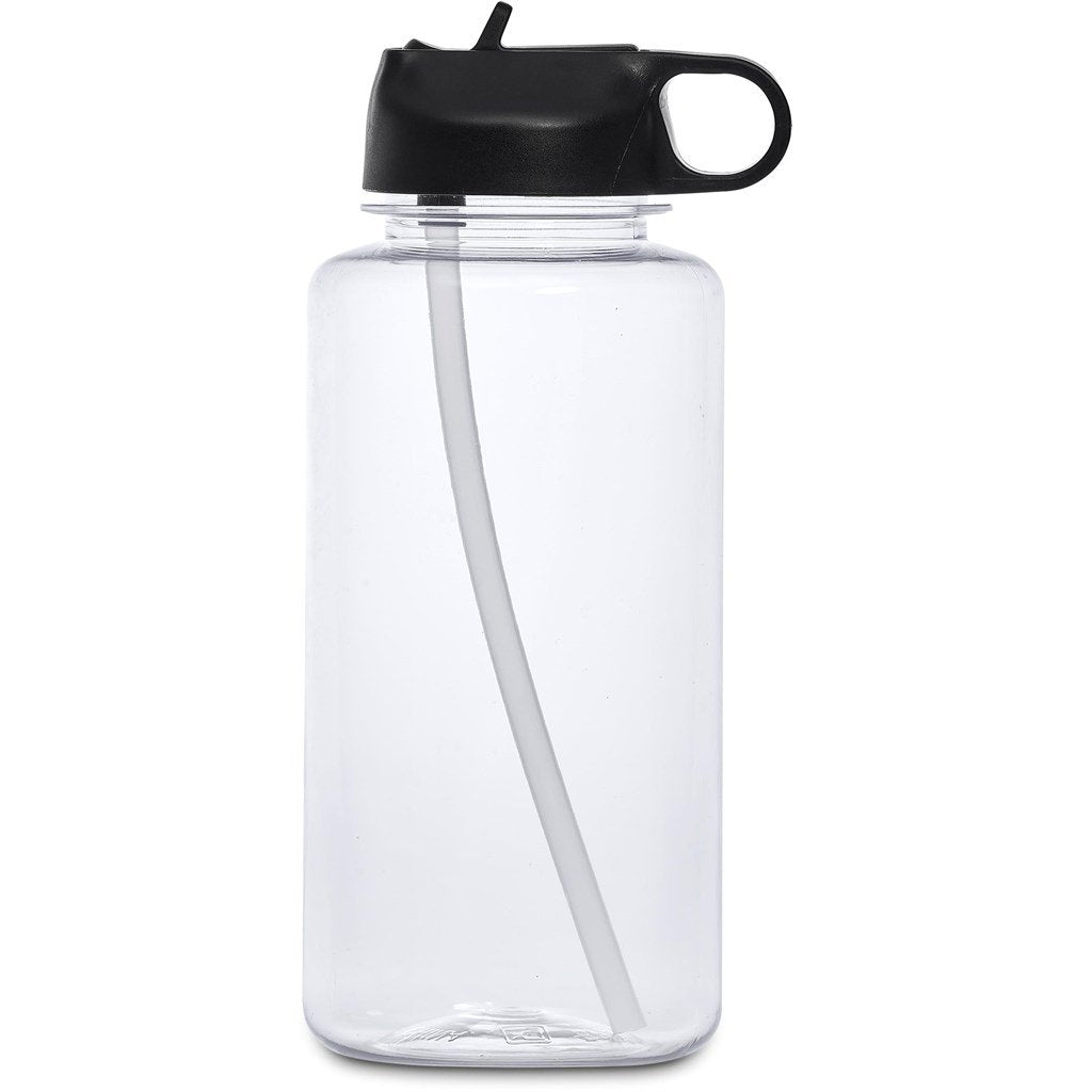 Castro Recycled PET Water Bottle – 1Litre BLACK - Bottles,Recycled Products,Recycled Drinkware,Drinkware