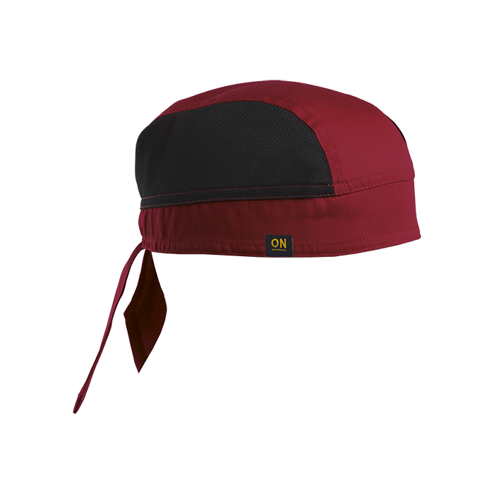 Chef Skull Cap Red/Black / STD / Regular - Head Wear Range