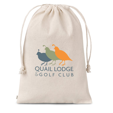 Okiyo Chikara Cotton Maxi Drawstring Pouch-Natural-NT