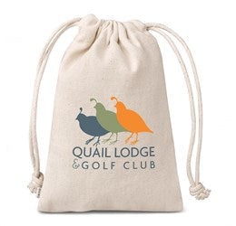 Okiyo Chikara Cotton Mini Drawstring Pouch-Natural-NT