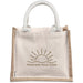 Chinsai Mini Jute & Cotton Gift Bag NATURAL - Eco-Friendly Bags,Cotton and Bags,Shoppers Totes,Cotton Products,Jute Products,Bags,Bags