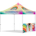 Coated Steel Sublimated Gazebo 3m x - 1 Half-Wall Skin - Gazebos