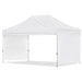 Coated Steel Sublimated Gazebo 4.5m x 3m - 2 Short Full-Wall Skins - Gazebos