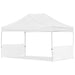 Coated Steel Sublimated Gazebo 4.5m x 3m - 2 Short Half-Wall Skins - Gazebos